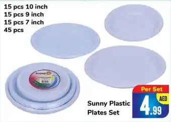 Day To Day Sunny Plastic Plates Set offer