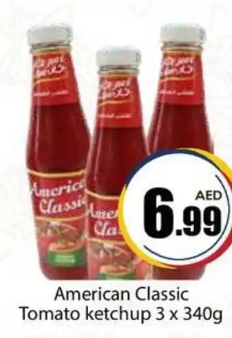 Amber American Classic Tomato ketchup 3 x 340g offer