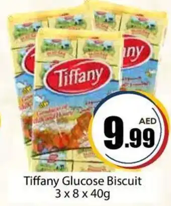 Amber Tiffany Glucose Biscuit 3 x 8 x 40g offer