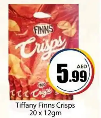 Amber Tiffany Finns Crisps 20 x 12gm offer