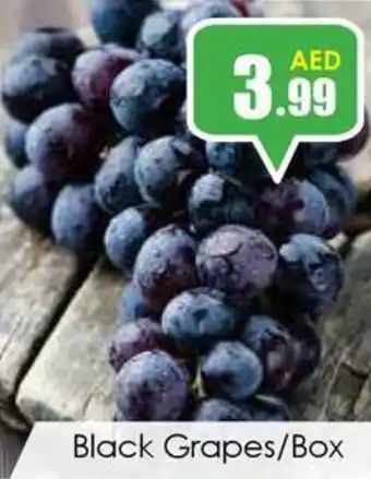 Amber Black Grapes/Box offer