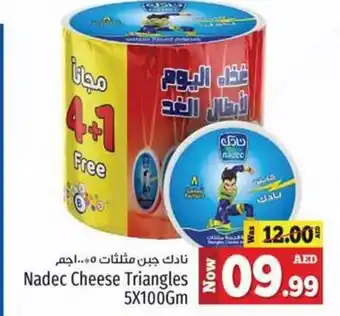 Kenz Hypermarket Nadec Cheese Triangles 5X100Gm offer