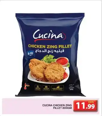 Grand Hyper Market CUCINA CHICKEN ZING FILLET 800GM offer