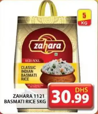 Grand Hyper Market ZAHARA 1121 BASMATI RICE 5KG offer