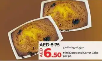 Lulu Hypermarket Mini Dates and Carrot Cake per pc offer
