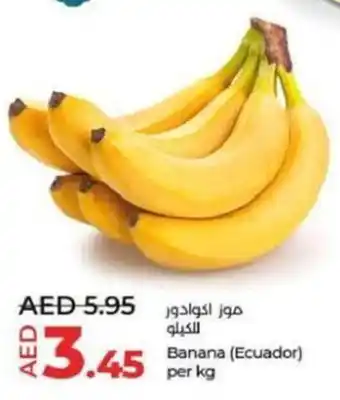 Lulu Hypermarket Banana per kg offer