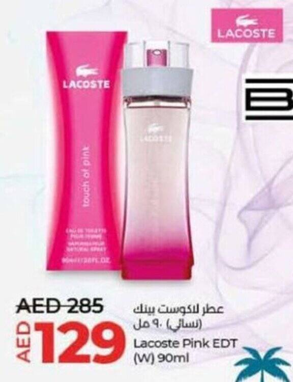 Lacoste pink 90ml online price