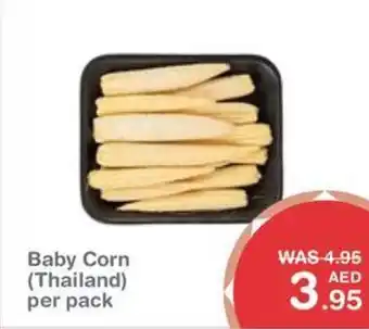 Choithrams Baby Corn (Thailand) per pack offer
