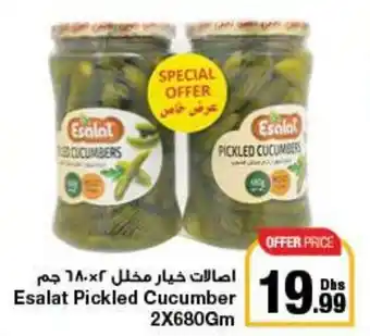E City Esalat Pickled Cucumber 2 x 680gm offer