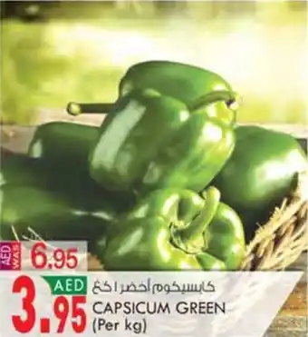 KM Trading CAPSICUM GREEN Per kg offer