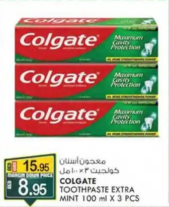 KM Trading COLGATE TOOTHPASTE EXTRA MINT 100 ml X 3 PCS offer