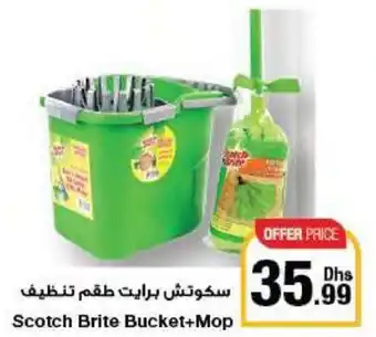 Emirates Co-op Scotch Brite Bucket+Mop offer