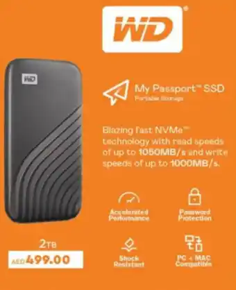 Lulu Hypermarket My Passport SSD Portable Storage 2TB offer