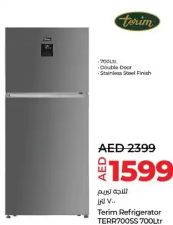 Lulu Hypermarket Terim Refrigerator TERR700SS 700Ltr offer