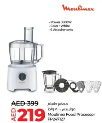 Lulu Hypermarket Moulinex Food Processor FP247127 offer
