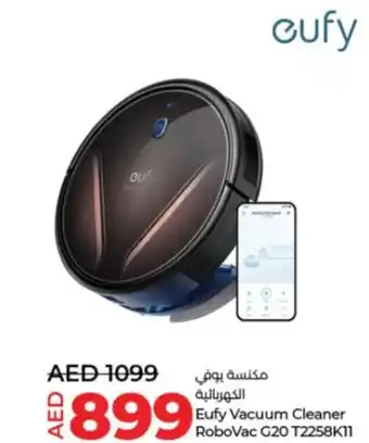 Lulu Hypermarket Eufy Vacuum Cleaner RoboVac G20 T2258K11 offer