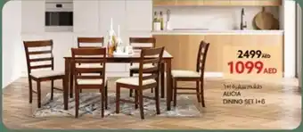Safari Hypermarket ALICIA DINING SET 1+6 offer