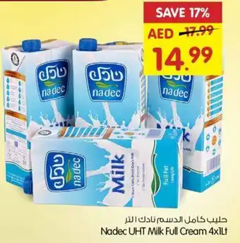 Gala Supermarket Nadec UHT Milk Full Cream 4x1Lt offer