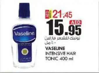 KM Trading VASELINE INTENSIVE HAIR TONIC 400 ml offer