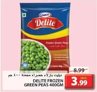 Grand Hyper Market DELITE FROZEN GREEN PEAS 400GM offer