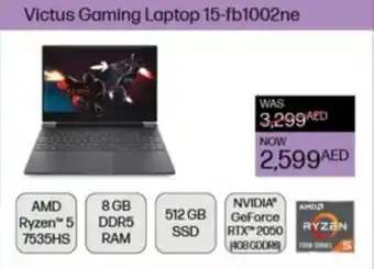 Lulu Hypermarket Victus Gaming Laptop 15 Fb1002ne offer