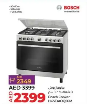 Lulu Hypermarket Bosch Cooker HGVDAOQ50M offer