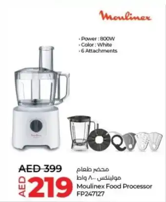 Lulu Hypermarket Moulinex Food Processor FP247127 offer