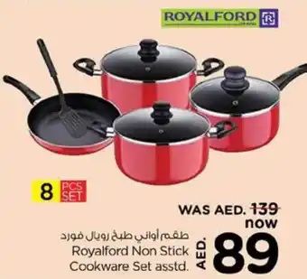 Nesto Royalford Non Stick Cookware Set asstd offer