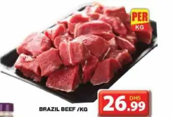 Grand Hyper Market BRAZIL BEEF PER KG offer