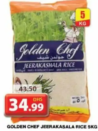 Grand Hyper Market GOLDEN CHEF JEERAKASALA RICE 5KG offer