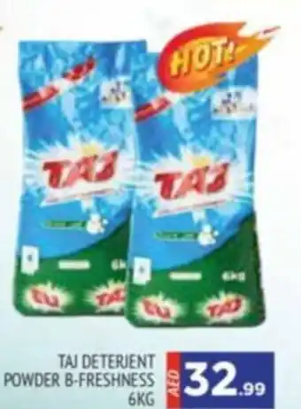 Al Madina TAJ DETERJENT POWDER B FRESHNESS 6KG offer