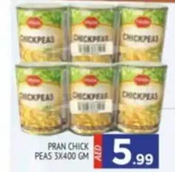 Al Madina PRAN CHICK PEAS 3X400 GM offer