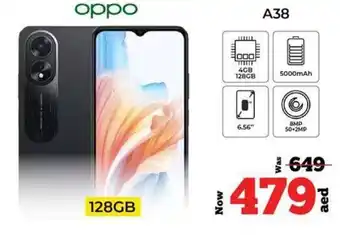 Kenz Hypermarket OPPO A38 128GB offer