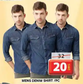 Grand Hyper Market MENS DENIM SHIRT /PC offer