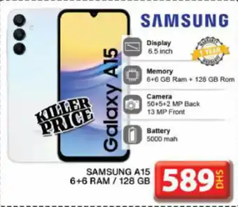 Grand Hyper Market SAMSUNG A15 6+6 RAM / 128 GB offer