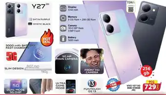 Grand Hyper Market VIVO Y27 5G 8GB/256GB /PC offer