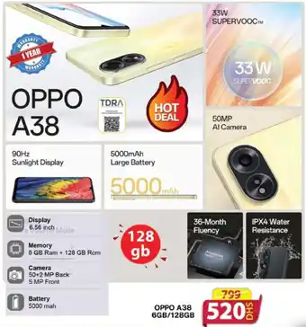 Grand Hyper Market OPPO A38 6GB/128GB offer