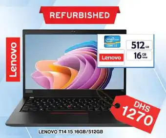 Grand Hyper Market LENOVO T14 15 16GB/512GB offer
