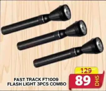 Grand Hyper Market FAST TRACK FT1009 FLASH LIGHT 3PCS COMBO offer