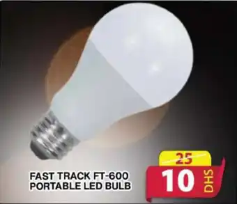 Grand Hyper Market FAST TRACK FT-600 PORTABLE LED BULB offer