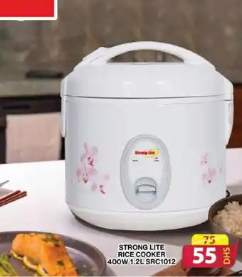 Grand Hyper Market STRONG LITE RICE COOKER 400W 1.2L SRC1012 offer