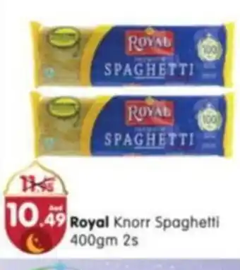 Al Madina Royal Knorr Spaghetti 400gm 2s offer