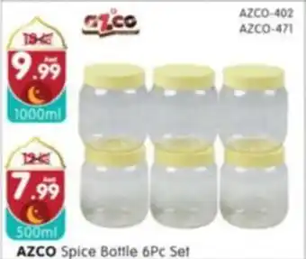 Al Madina AZCO Spice Bottle 6Pc Set 500mL offer