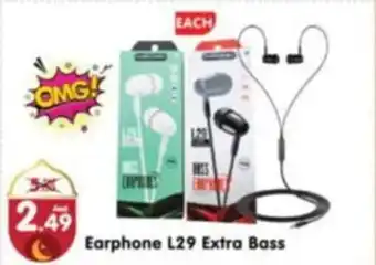 Al Madina Earphone L29 Extra Bass offer
