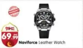 Al Madina Naviforce Leather Watch offer