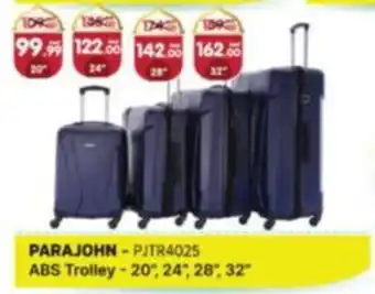 Al Madina PARAJOHN - PJTR4025 ABS Trolley - 20'' offer