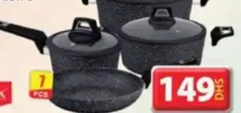 Grand Hyper Market Royalford black chef art cookware set 7s offer