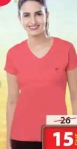 Grand Hyper Market Brida ladies v neck t shirt offer