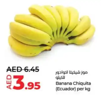 Lulu Hypermarket Banana Chiquita per kg offer