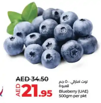 Lulu Hypermarket Blueberry 500gm per pkt offer